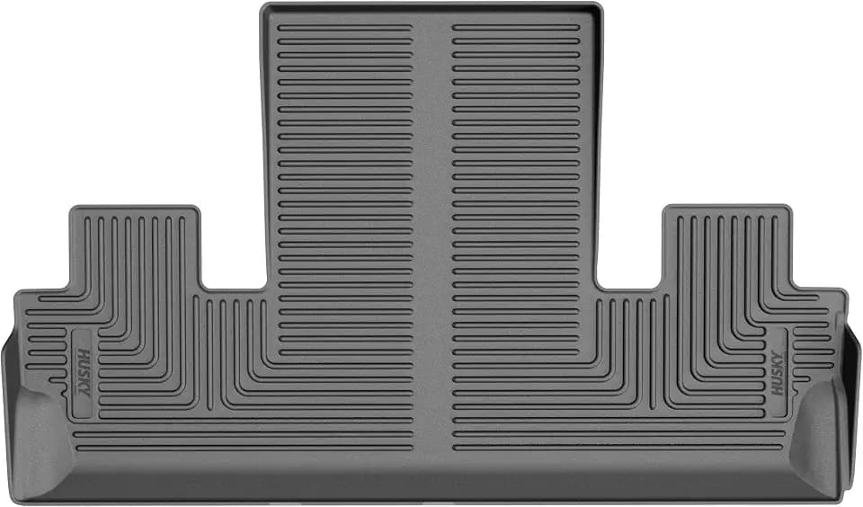 Husky Liners X-act Contour Floor Mats | Fits 2025-2026 Ford Expedition (Includes Active, Platinum, Tremor w/2nd Row Bucket Seat, King Ranch) | 3rd Row, 1-pc Black - 77691