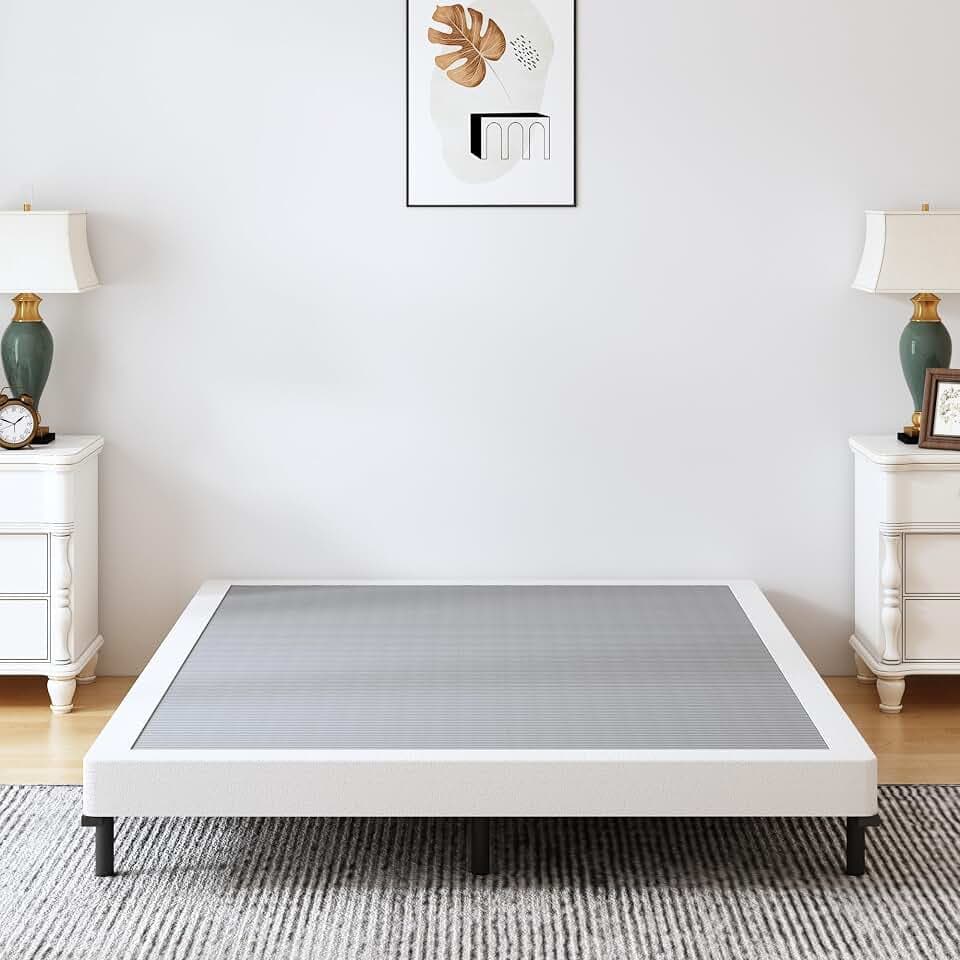 Vaciwe 4 Inch Full Box Spring Mattress Foundation with Fabric Cover