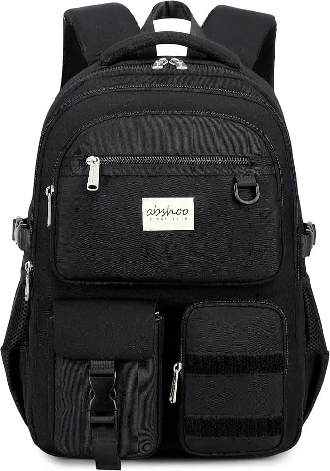 abshoo Large Heavy Duty Backpack For School College Bookbag Casual Multi Pocket Travel Backpacks