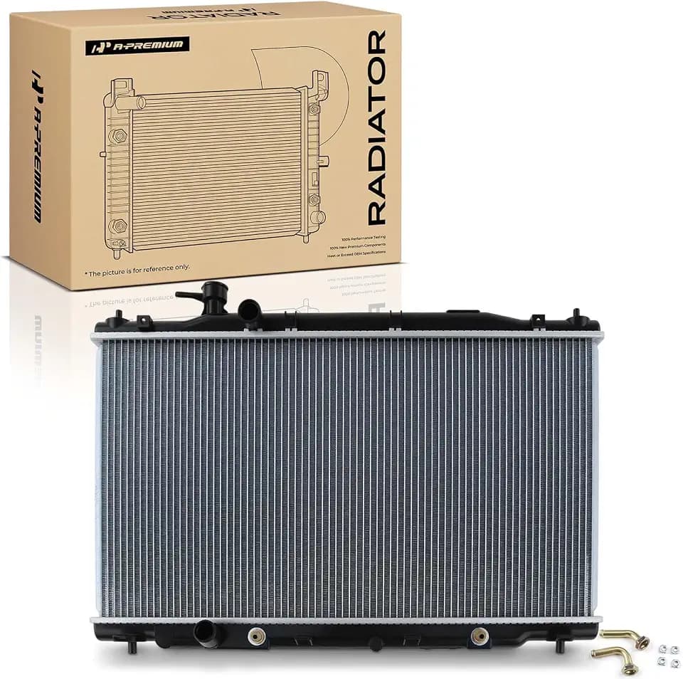 A-Premium Engine Coolant Radiator Assembly with Transmission Oil Cooler