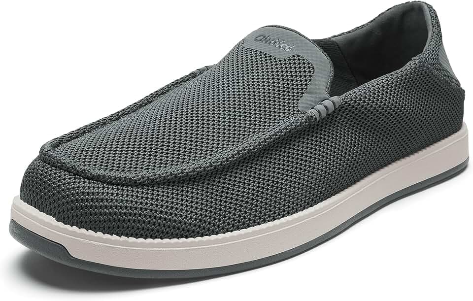 OluKai Kakaha Men's Mesh Slip-On Shoes, Lightweight Everyday Shoe