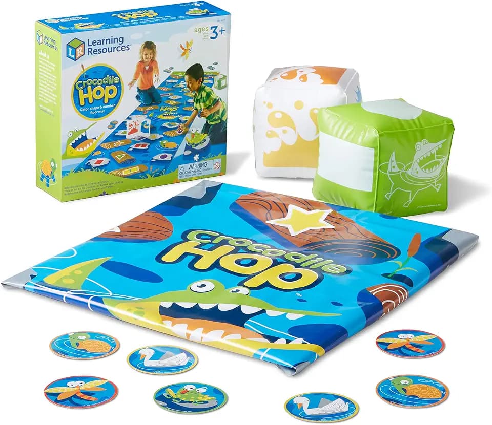 Learning Resources Crocodile Hop Floor Game