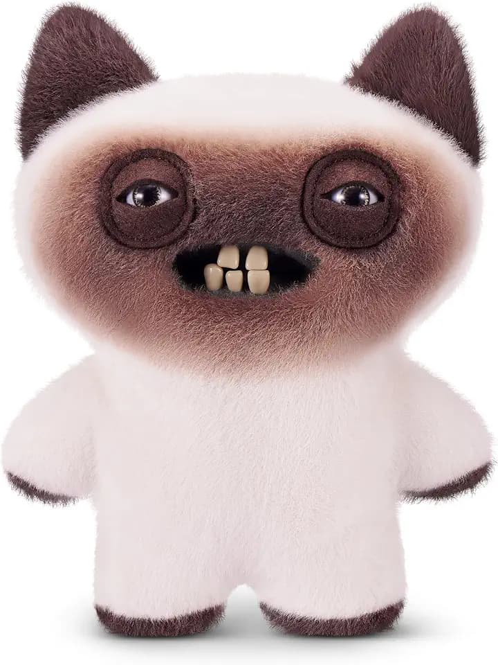 Fuggler Alley Cats 9-Inch Plush Toy (Yawper) by ZURU – Funny Ugly Monster Stuffed Animal with Human-Like Teeth, Collectible Plush for Kids, Tweens, Teens, Adults & Cat-Loving Weirdos