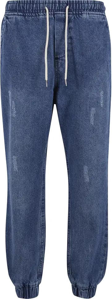 Urban Classics Jogg Denim Männer Jeans schwarz Basics
