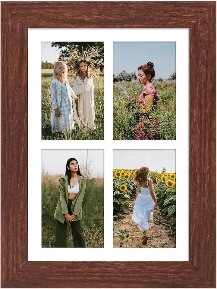 9x13 Collage Frame, 4 Open 4x6 Photo Frame Collage for Wall