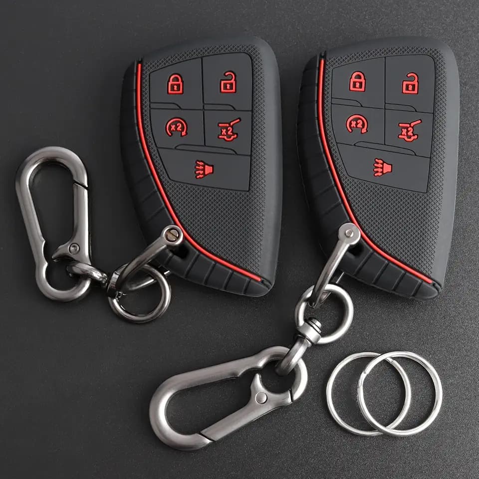Key Fob Cover for Chevy Equinox Traverse Blazer GMC Acadia Terrain Envision