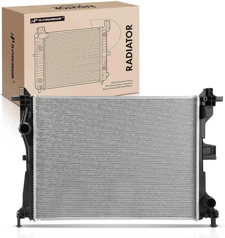 A-Premium Engine Coolant Radiator Assembly Compatible with Fiat, Jeep