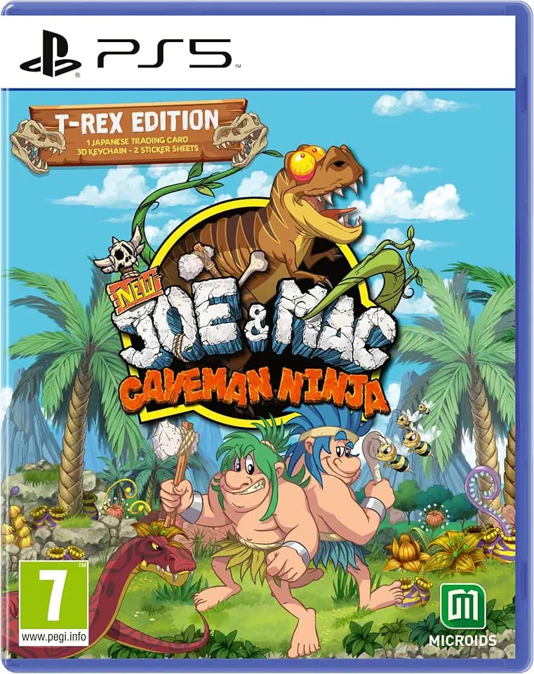 New Joe & Mac: Caveman Ninja - T-Rex Edition /PS5
