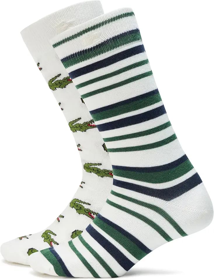 Lacoste Unisex 2 Pack Socks