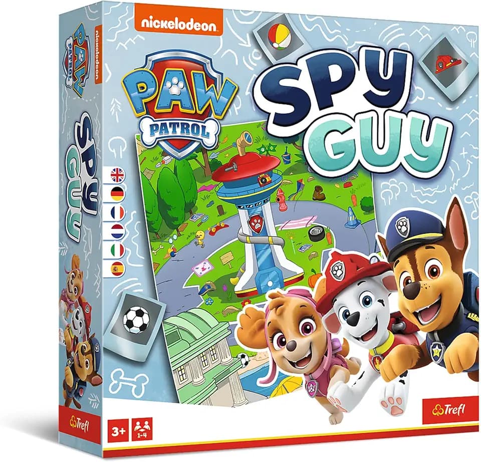 Trefl - Spy Guy PAW Patrol | Kooperatives Beobachtungsspiel für die Kleinsten mit Paw Patrol Helden, für Kinder ab 3 Jahren