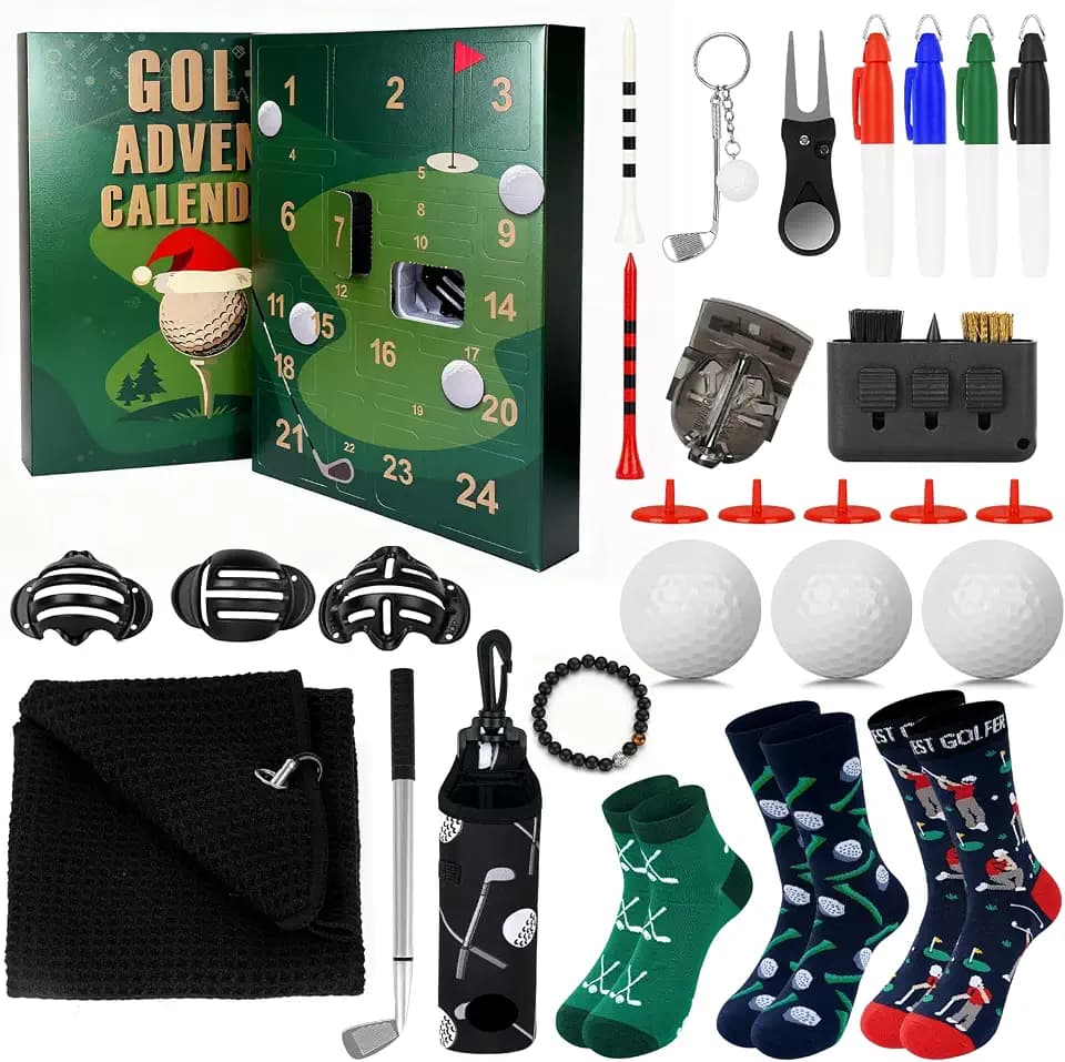 Golf Adventskalender 2026 Männer, Golf Zubehör Weihnachtsgeschenke