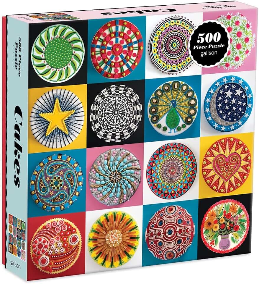 Galison - Cakes 500 Piece Jigsaw Puzzle for Adults