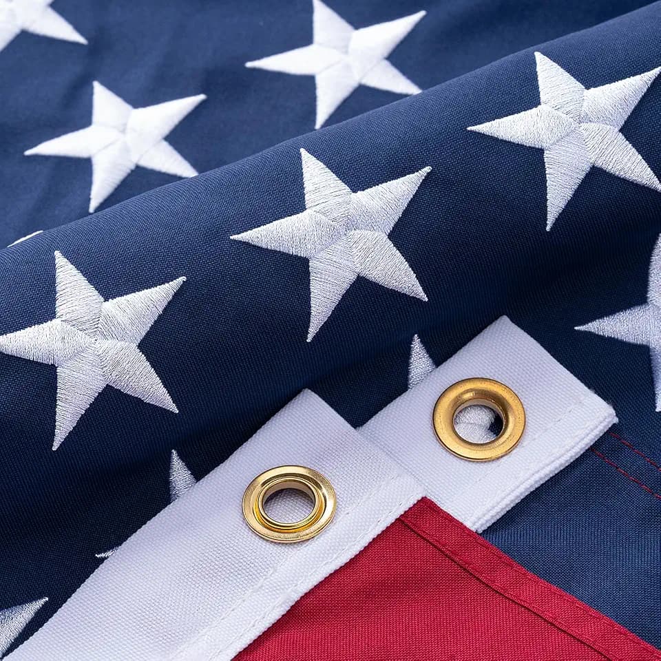 MVPRING American Flag 3x5 Ft for Outside, TearProof Series Heavy Duty Long Lasting & Super Tough | Fade Resistant Spun Polyester High Wind Outdoor US Flags | Embroidered Stars & Brass Grommets