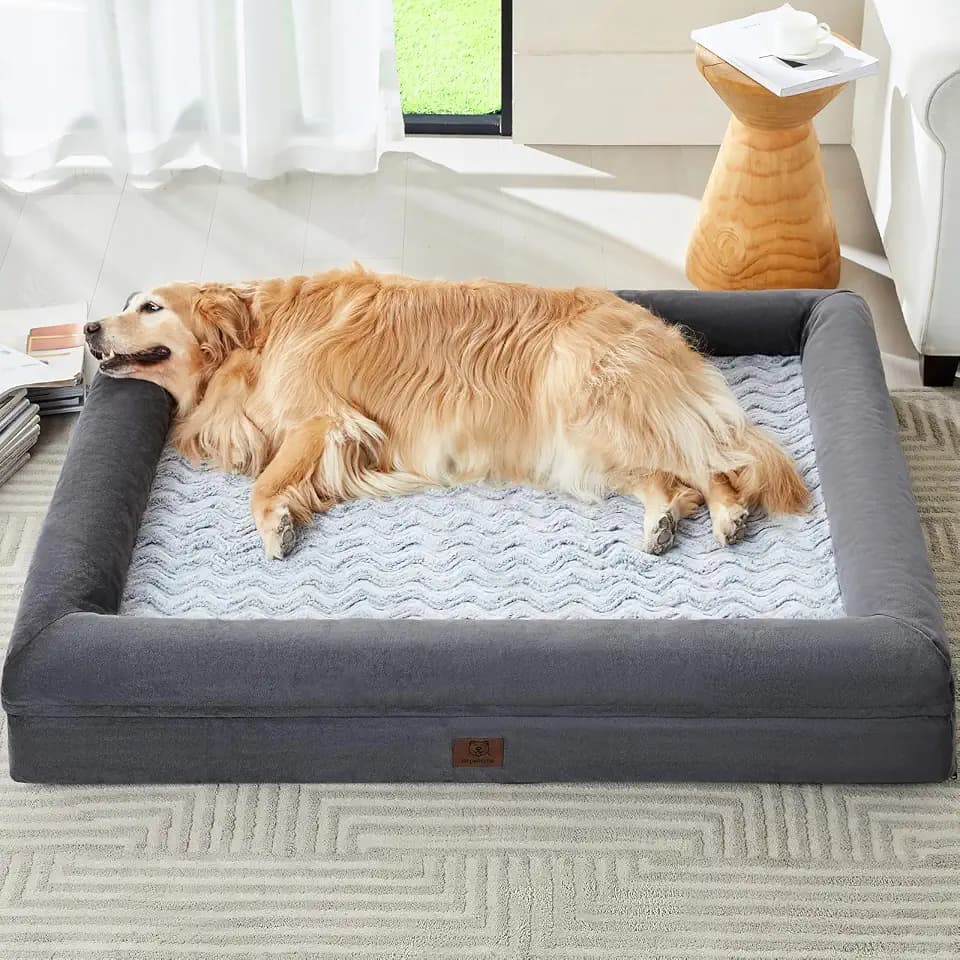 WNPETHOME XXL Extra Large Orthopedic for Senior Dog BedComfy Sleeping