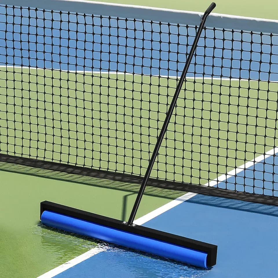 Tennis Court Squeegee, 38'' Foam Tennis Roller for Quick Clearing, Black