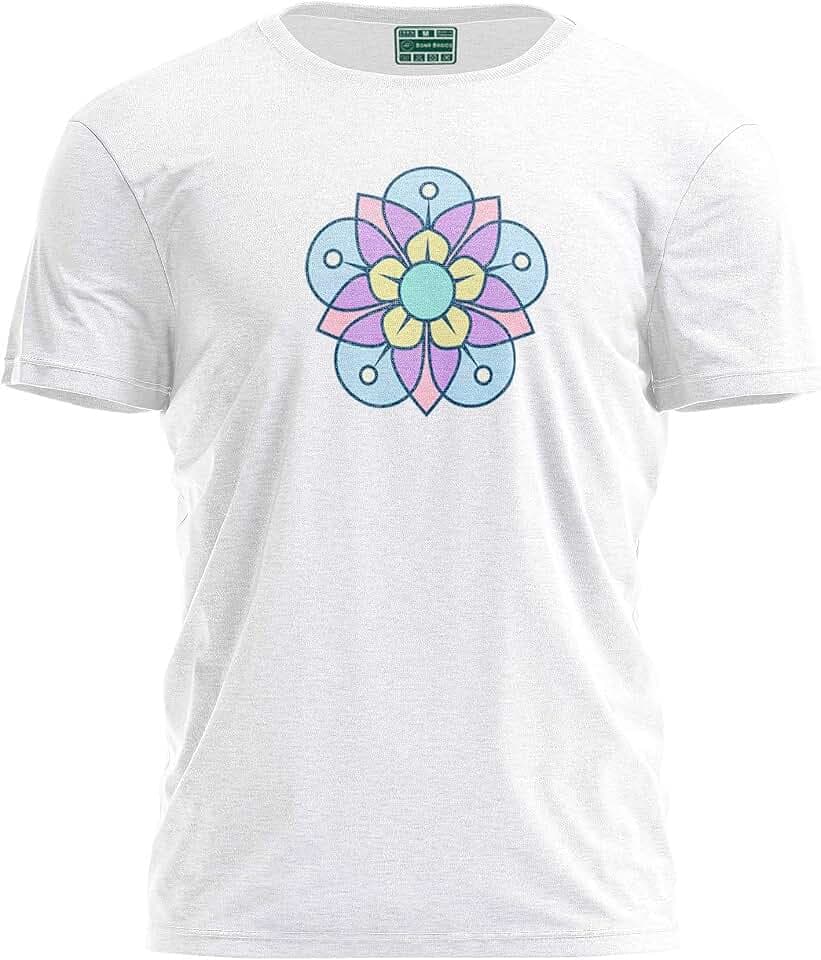 Green Fish, Digital Bedrucktes, Herren Basic T-Shirt,%100 Baumwolle, Weiß, Lässig, Herren Oberteile, Größe: XL