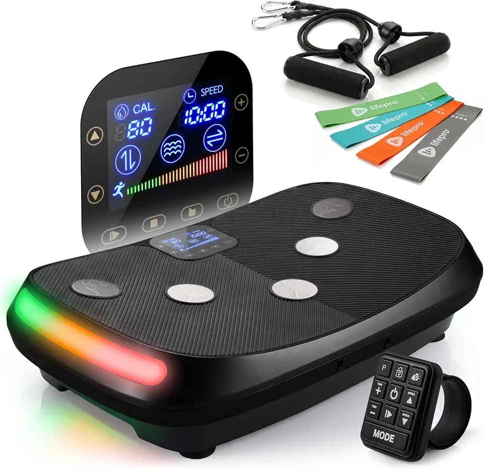 Lifepro Rumblex 4D Vibration Plate Exercise Machine with 7 Training Modes