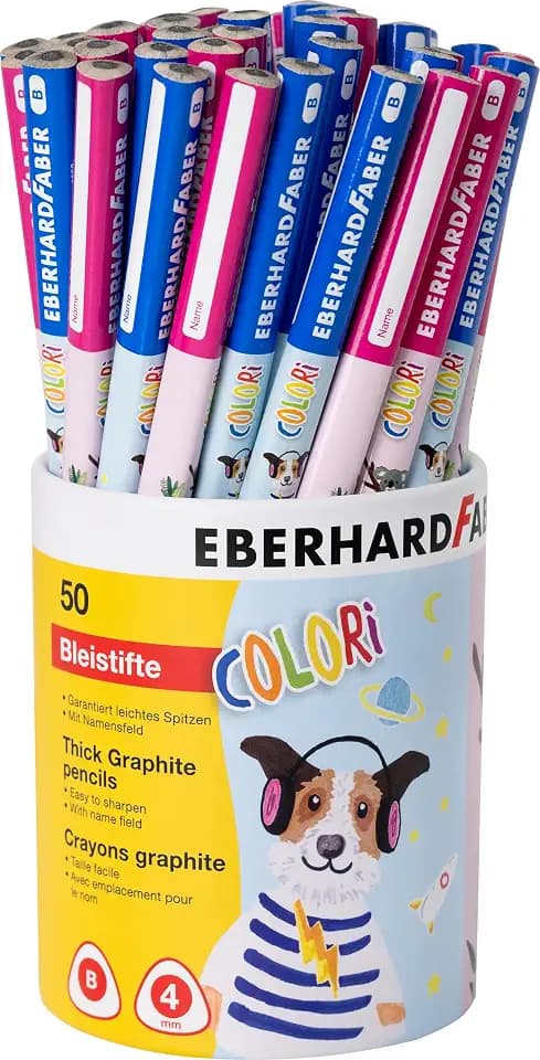 EBERHARD FABER - Schreiblernstifte Colori 50 Bleistifte Härtegrad B