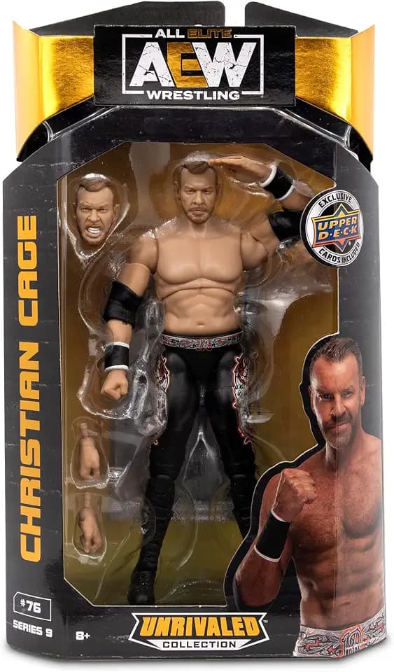 All Elite-Wrestling – 15,2 cm große christliche Käfigfigur – AEW Unrivaled Collection-Serie 9 (AEW Figure- Stil 3)