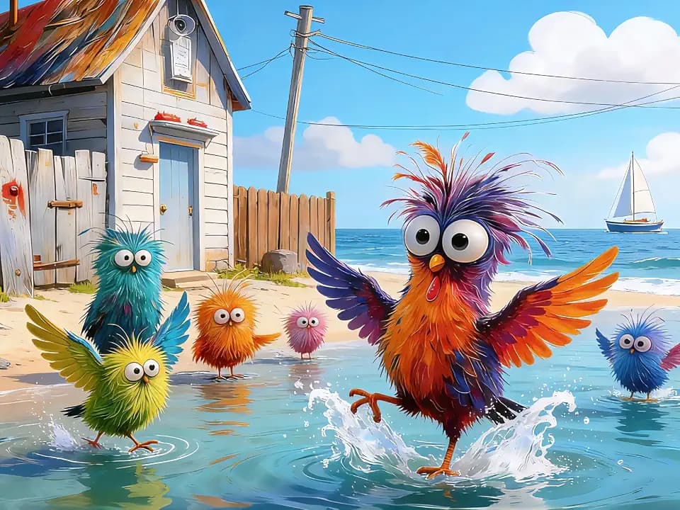 500 Piece Puzzles for Adults - Beach Birds Coastal Jigsaw Puzzle