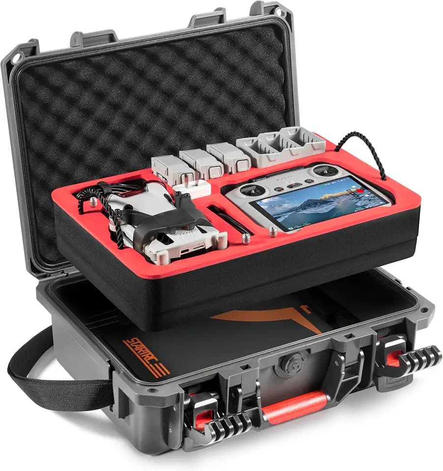STARTRC Mini 4 Pro Case,Dual Layer Hard Case for DJI Mini 3 for Skyrover X1