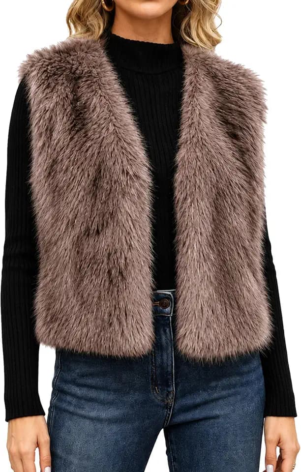 Panegy Damen V-Ausschnitt Winter Weste
