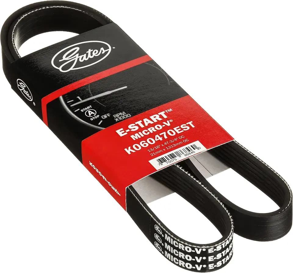 Gates K060470EST Automotive V-Ribbed Belts (E-Start) - K06 13/16" x 47 3/4"