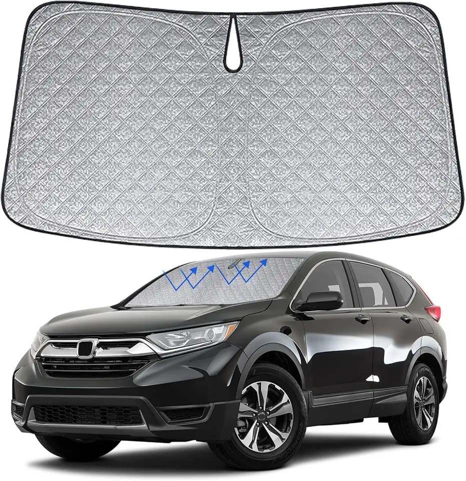 6 Layers Windshield Sun Shade for Honda CR-V 2017-2023