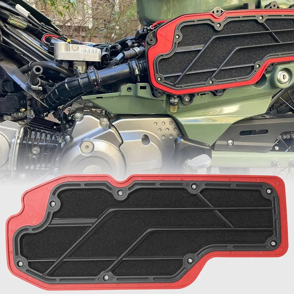 WOOGA Motorcycle Engine Air Filter Element Air Intake Filter Element Optimal Efficiency fit for Ho&n&da Hunter Cub CT125 CT 125 / Trail125 Accessories 2019-2025 (JA55/JA65)
