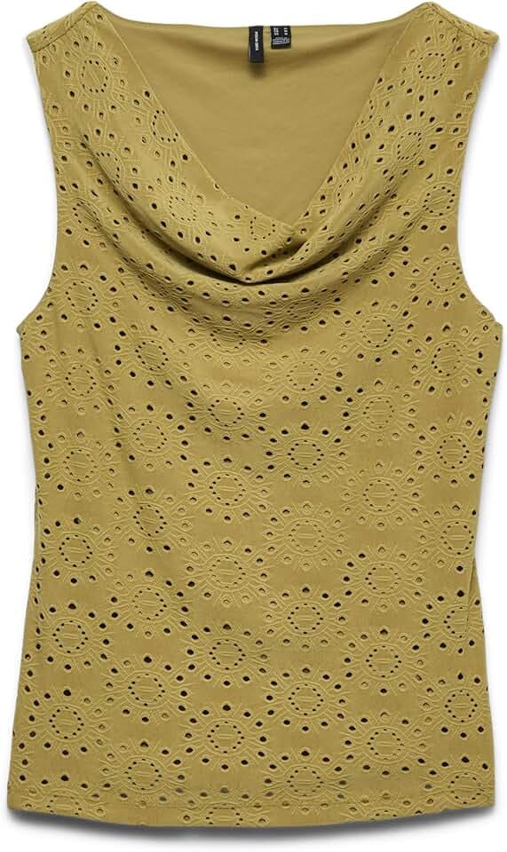 VERO Moda Damen Vmtassa Liv Sl Waterfall Top JRS