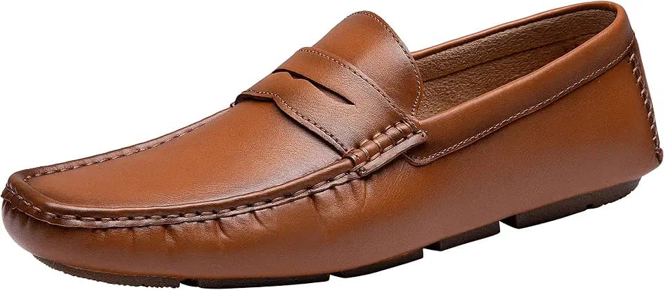 Jousen Men's Penny Loafers Casual Driving Slip On Shoes