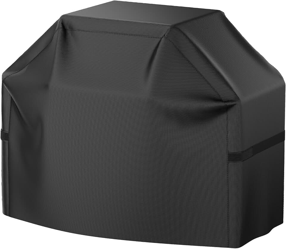 Grill Cover, 72 inch Heavy Duty BBQ Gas Grill Cover for Outdoor Grill, Waterproof, Weather Resistant, Anti-UV, Rip-Proof, Fade Resistant Barbecue Cover with Hook-and-Loop Straps for Most Grills