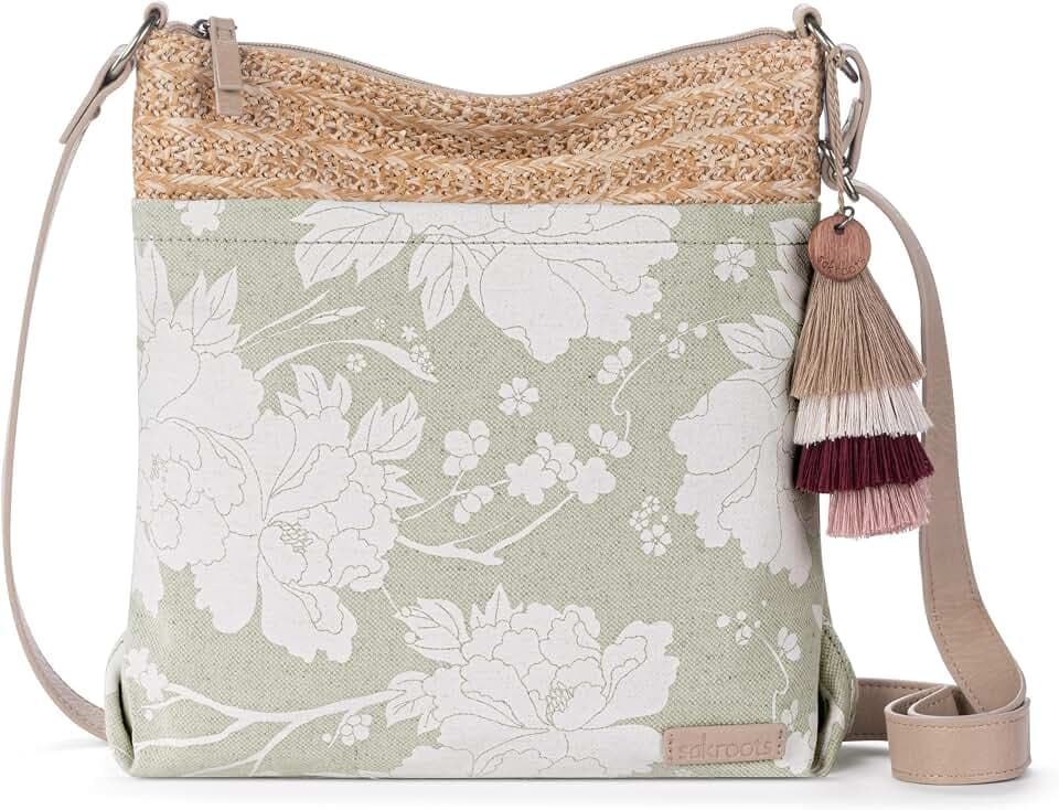 The Sak Basic Crossbody Purse - Cross Body Handbag For Everyday & Travel - Zipper Closure & Adjustable Strap