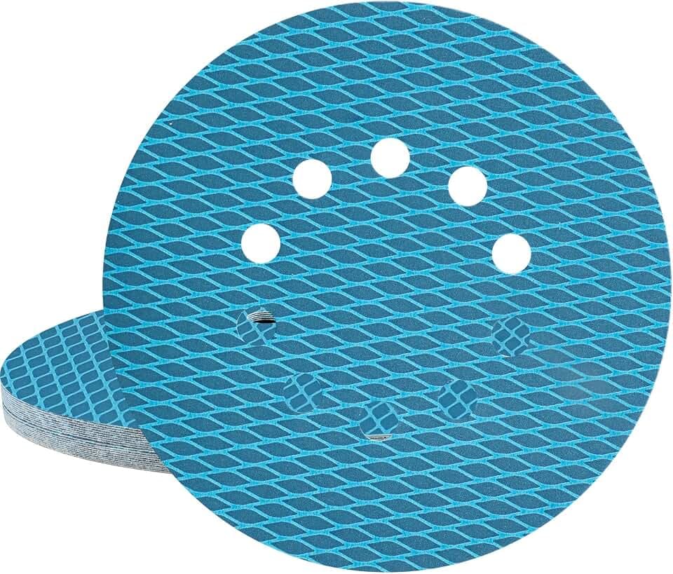 STEBRUAM 25 Stück Schleifpapier 225mm Klett 10 Loch mit Körnung 240