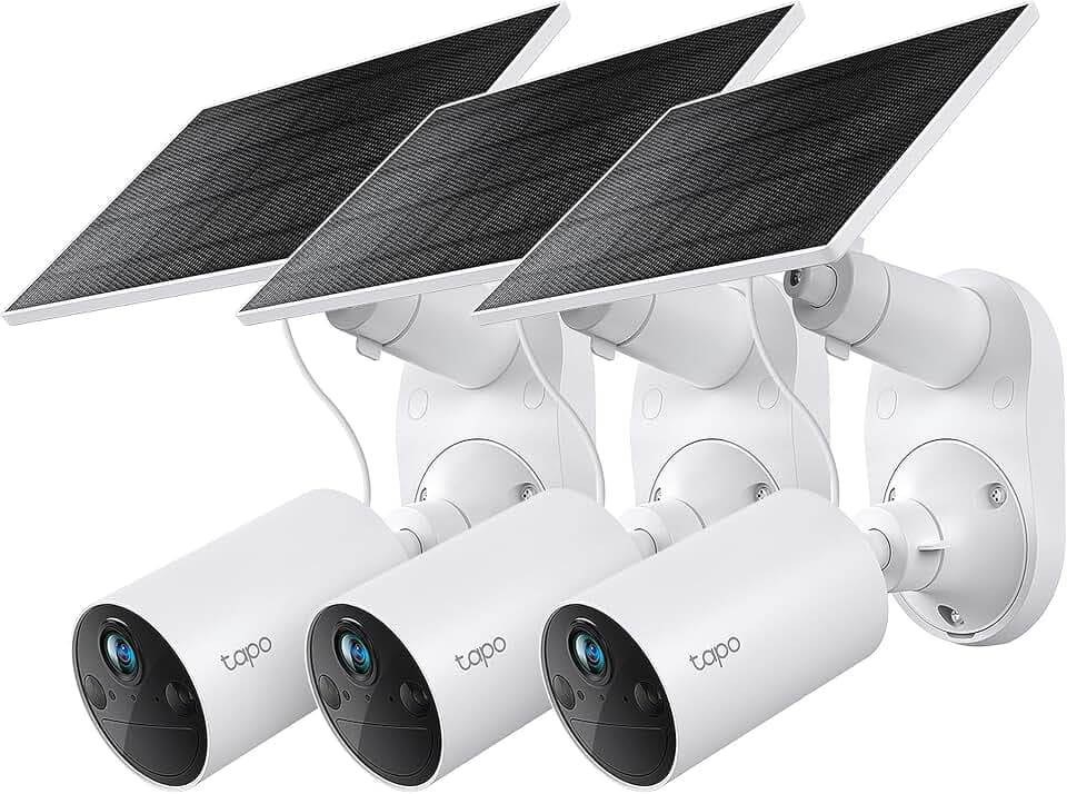 Tapo SolarCam C402 KIT 1080p Outdoor Wireless Security Camera(3-Pack)