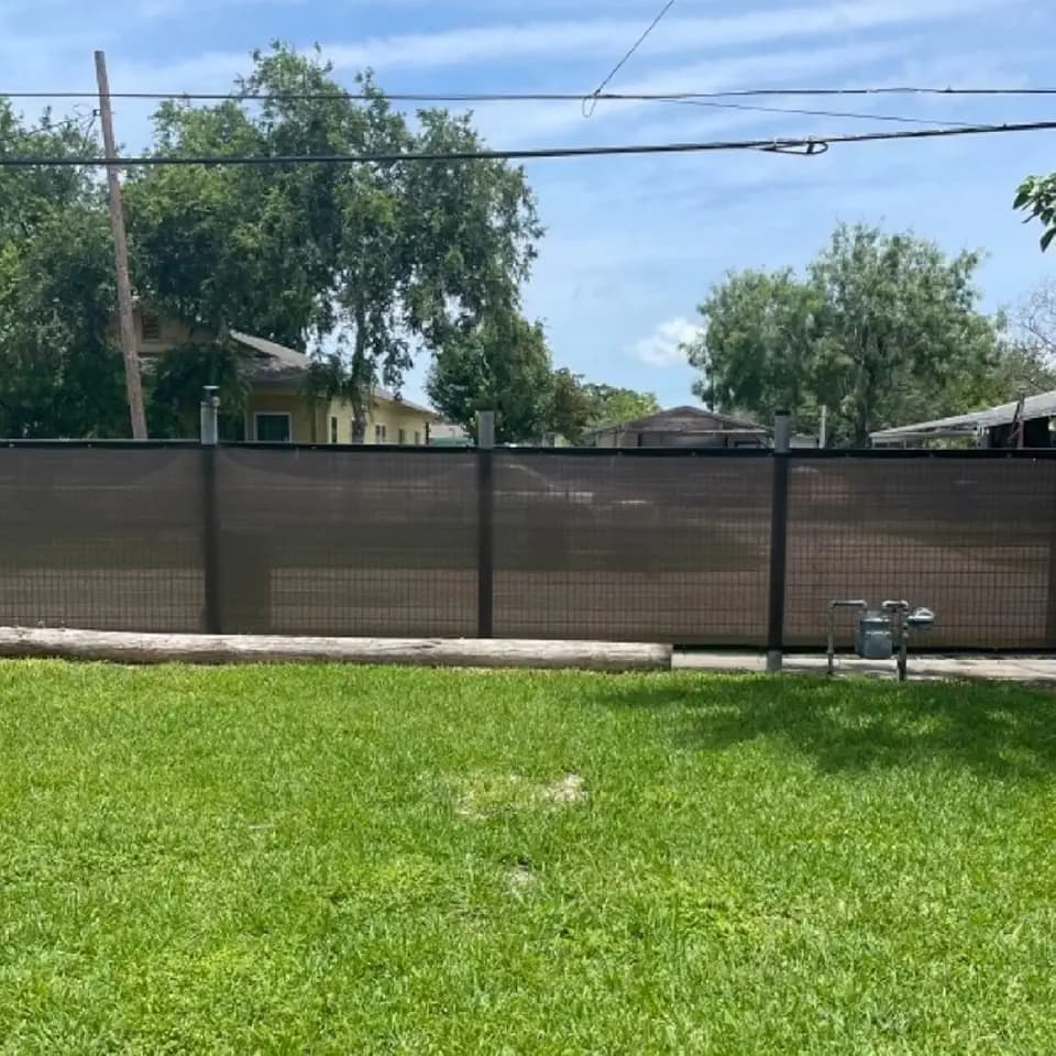 Fence Privacy Screen Balcony Sun Shade Cloth 6'6"x16' 80% Shade Fabric Outdoor Patio Screens Mesh Panels Apartments Railing Cover UV Protection for Backyard Garden Porch Deck