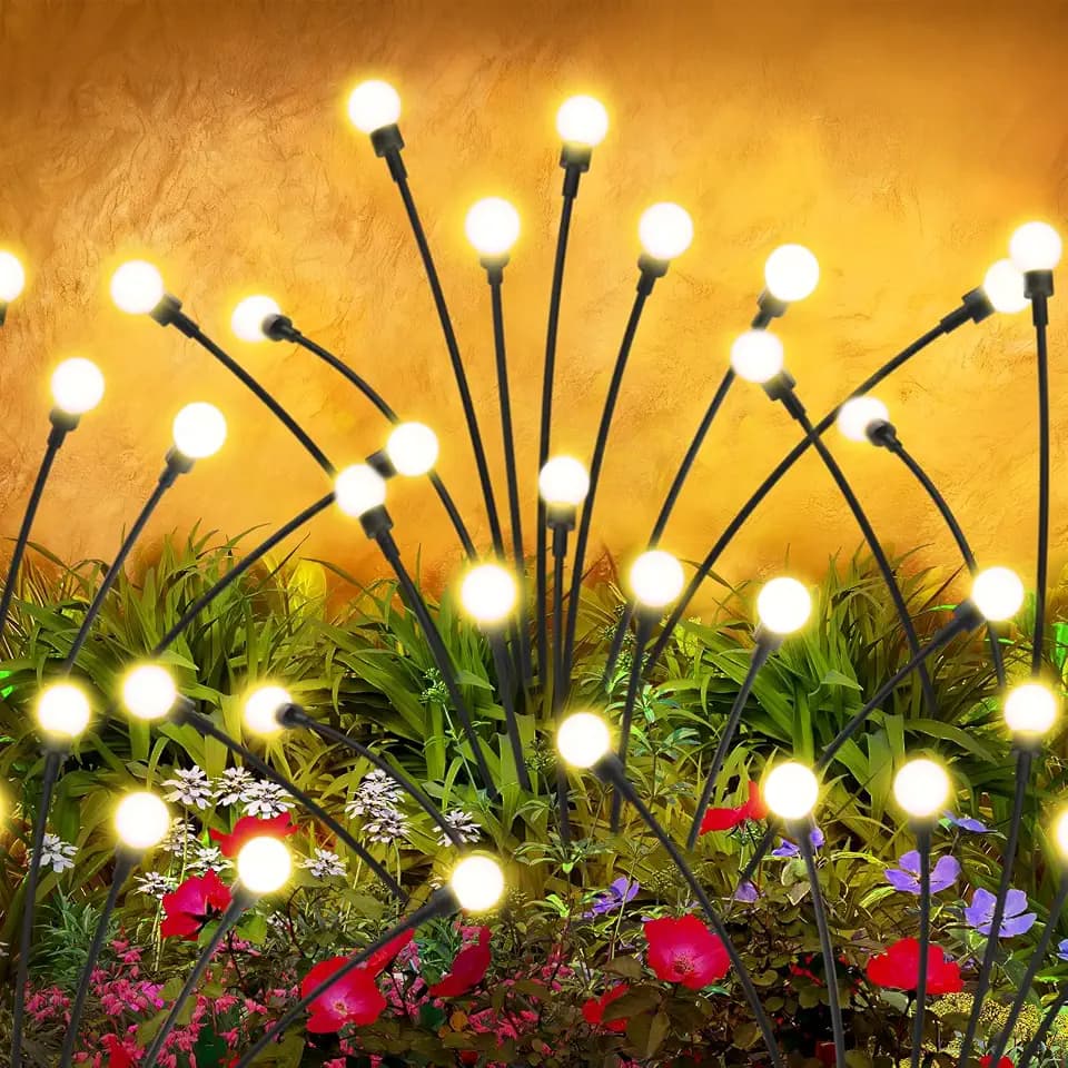 ALSO GO Solar Lights Outdoor 8 Pack 64 LEDs, Waterproof Solar Garden Lights