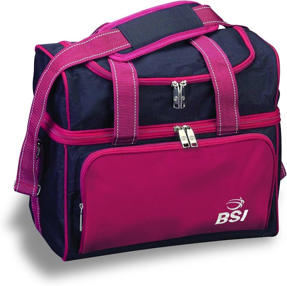 Bowlers Superior Inventory BSI Taxi Single Ball Bowling Bag- Black/Red