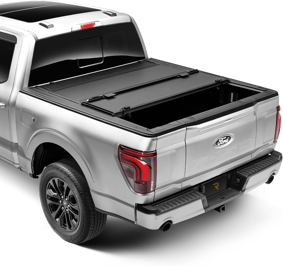 RealTruck BAKFlip MX4 EZ-Lift Hard Folding Truck Bed Tonneau Cover | 450339 | Fits 2021-2026 Ford F-150 (Including 2022+ Lightning) 5' 7" Bed (67.2")