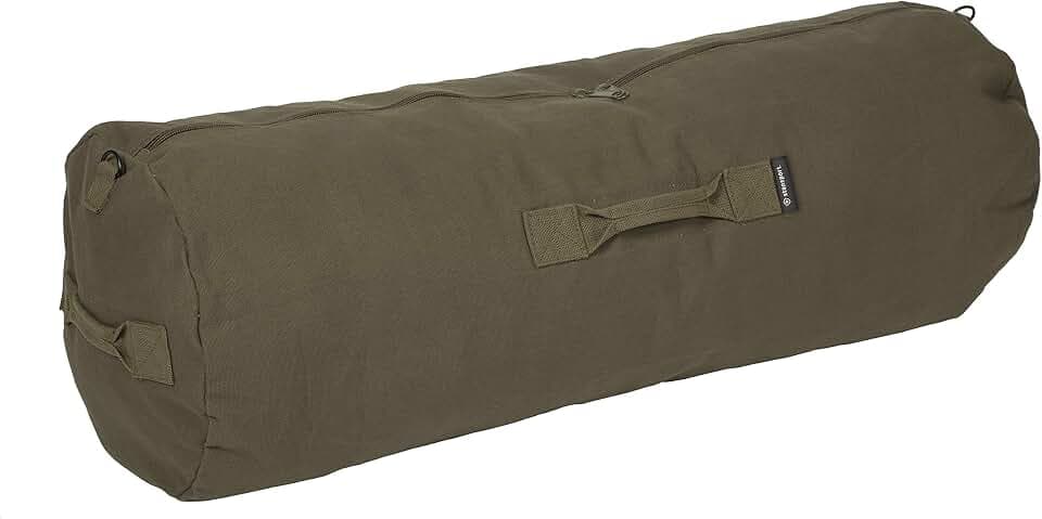 STANSPORT - Deluxe Duffel Bag With Zipper For Gym, Travel, & Storage