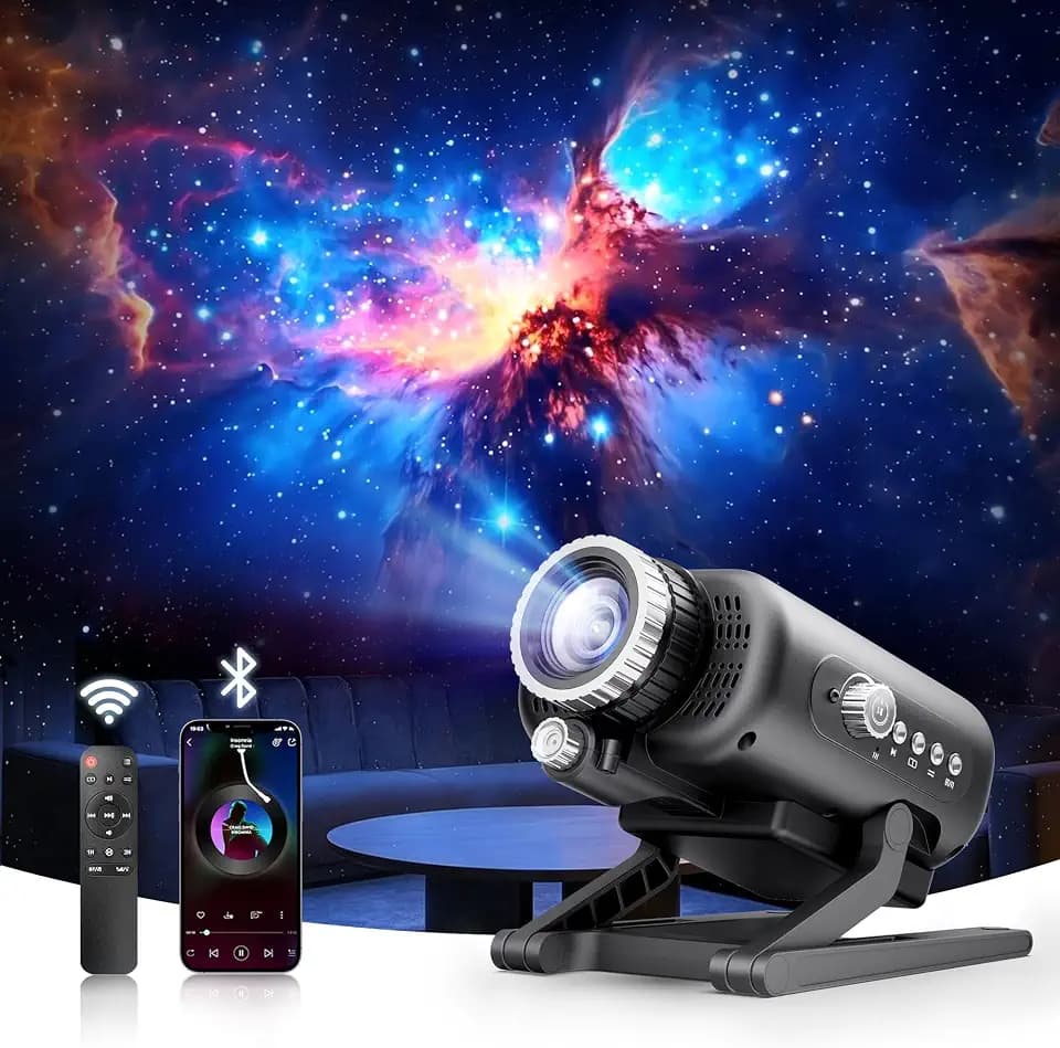 Homelist 3D Galaxy Projector Night Light, Star Projector for Kids