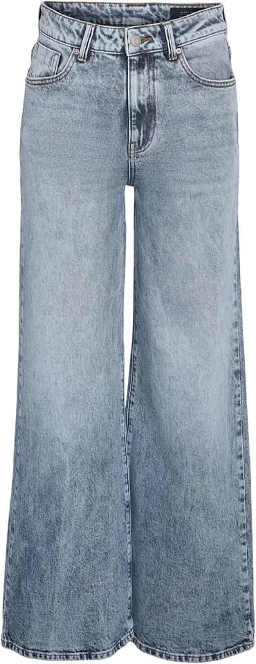 Noisy May Damen Nmnellie Mw Palazzo Jeans Sa002Lb
