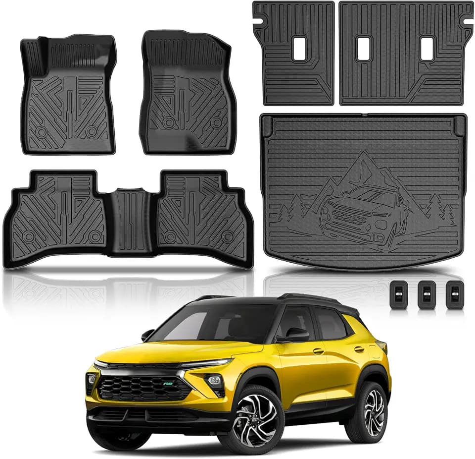 KUST Floor Mats for 2021-2026 Chevy Trailblazer Accessories (AWD Only)