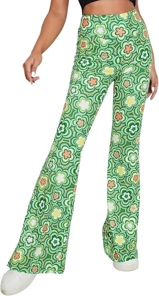 Bell Bottom Pants for Women - 70s Disco EDC Rave Festival Flare Outfits