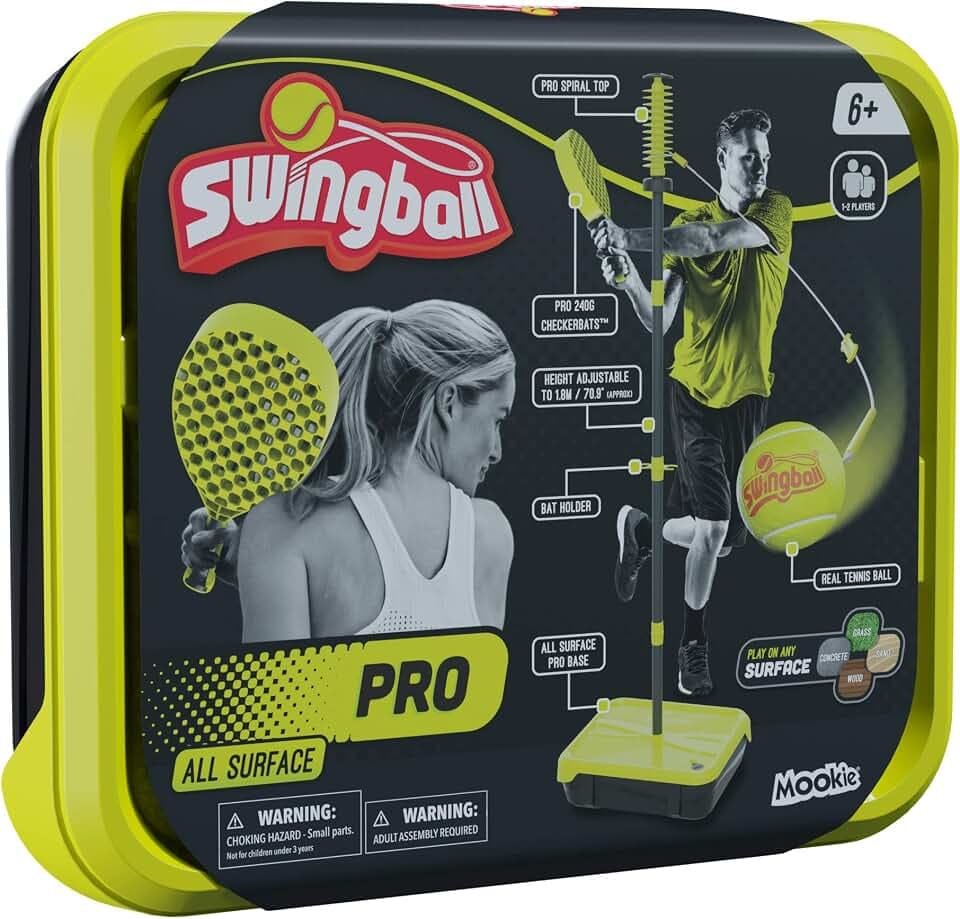 Swingball Pro – All Surface Portable Pro Tether Tennis Set – Ages 6+