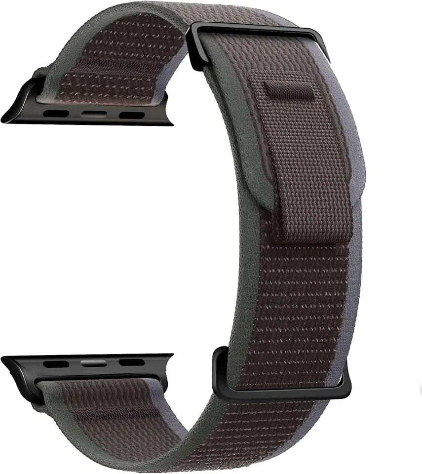 Trail Loop Sport Band - Compatible with Apple Watch Ultra 2/Ultra 49mm,Series 10 46mm 9 8 SE2 7 6 SE 5 4 3 2 1 45mm 44mm 42mm for Men Women,Soft Woven Nylon Strap