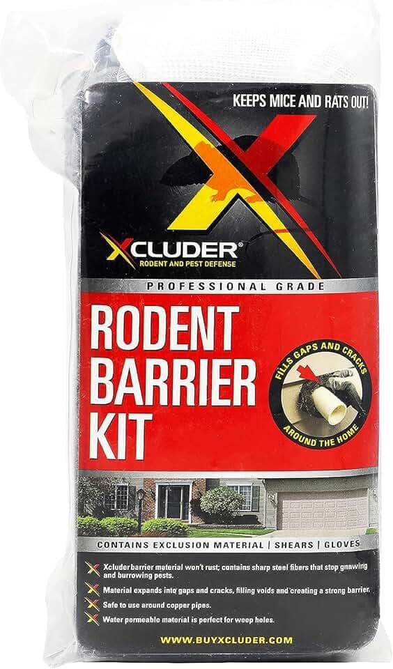 Xcluder Rodent Control Steel Wool Fill Fabric DIY Kit, Large