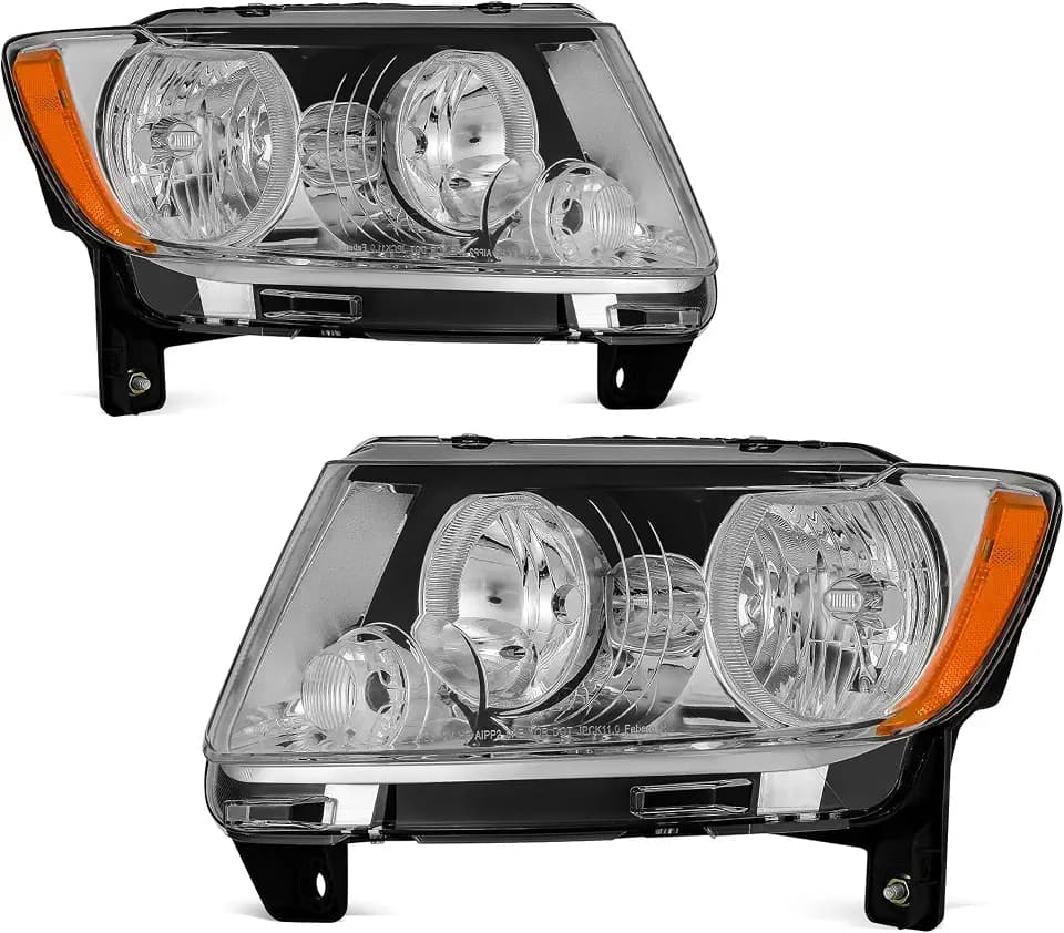 AUTOSAVER88 Headlight Assembly Compatible with 11-13 Jeep Grand Cherokee