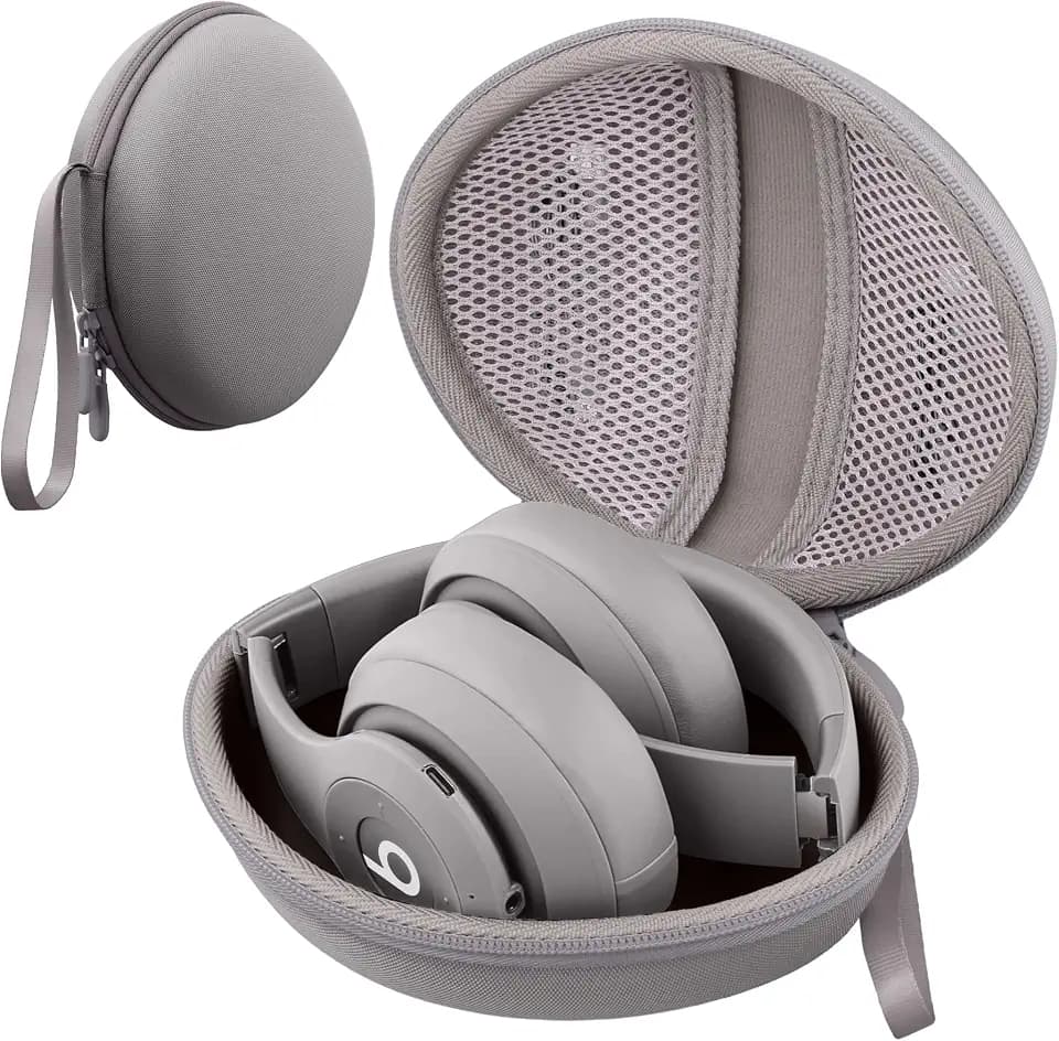 for Beats Studio Pro/Studio3/Solo4/Solo3 Headphones Hard Case, Sandstone