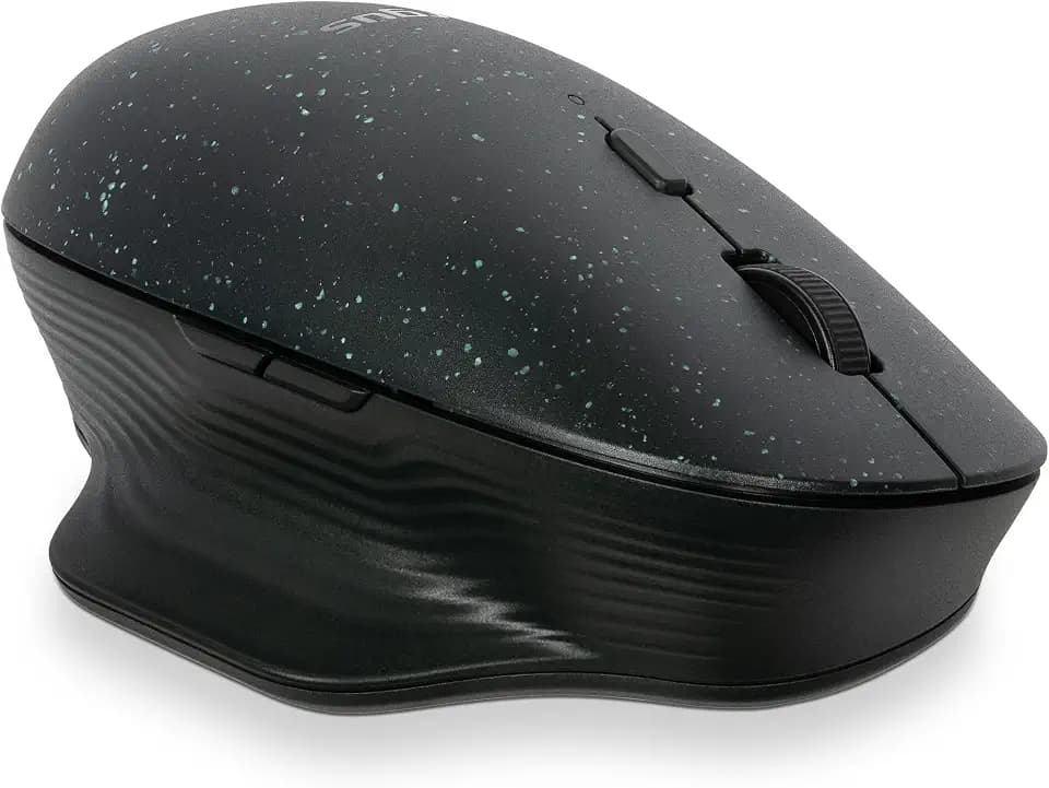 Targus ErgoFlip EcoSmart Sustainable Ambidextrous Full-Size Mouse - Gaming-Level Mouse Compatible with Chrome OS, Windows, and macOS (AMB586GL)